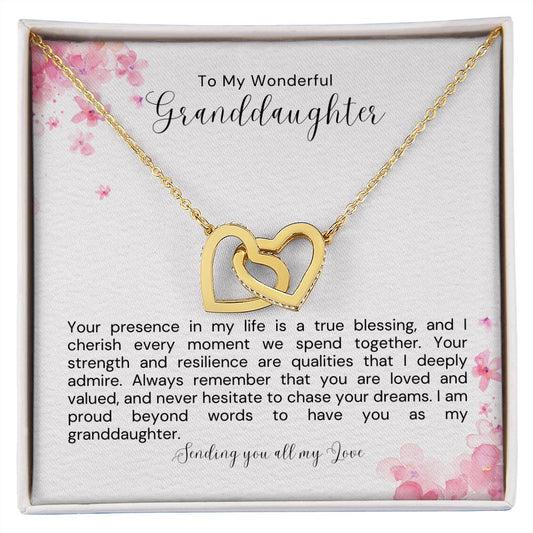 A Grandmother's Heartfelt Message - Hearts Necklace - Amour Pendants