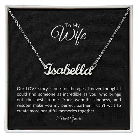 My Forever Love - Personalized Name Necklace - Amour Pendants