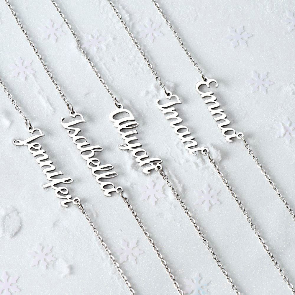 Personalized Name Necklace - Amour Pendants
