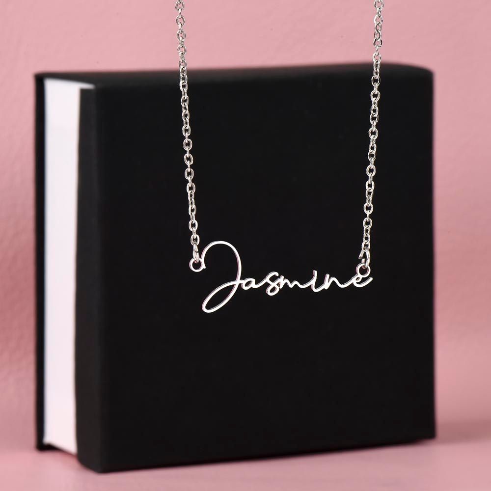 Signature Style Name Necklace - Amour Pendants