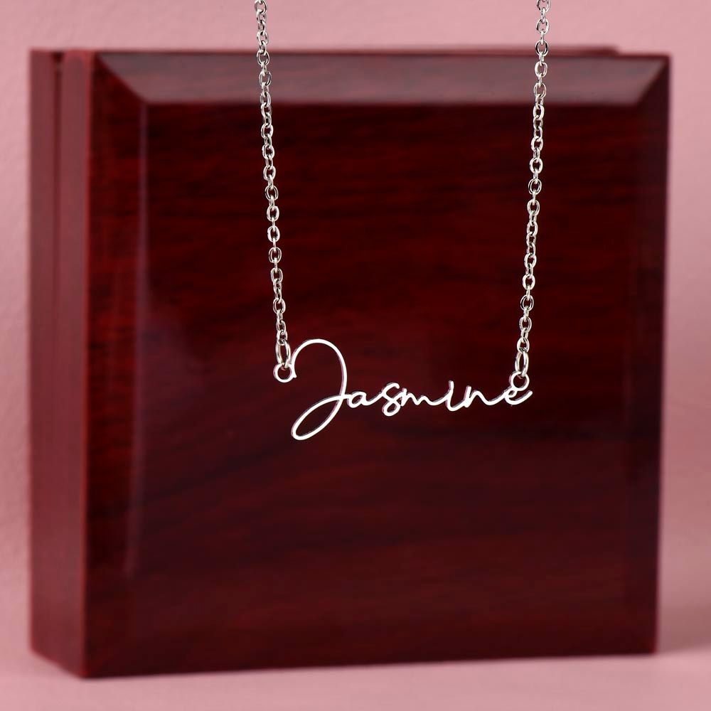 Signature Style Name Necklace - Amour Pendants