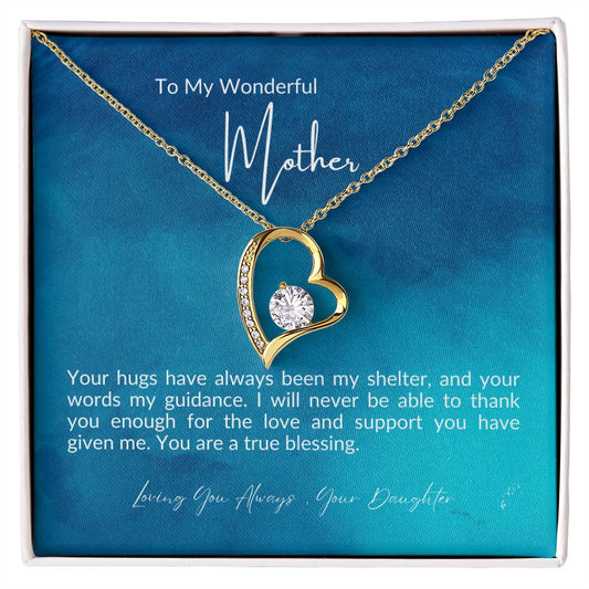 The Warmth of a Mother's Embrace Forever Love Necklace - Amour Pendants